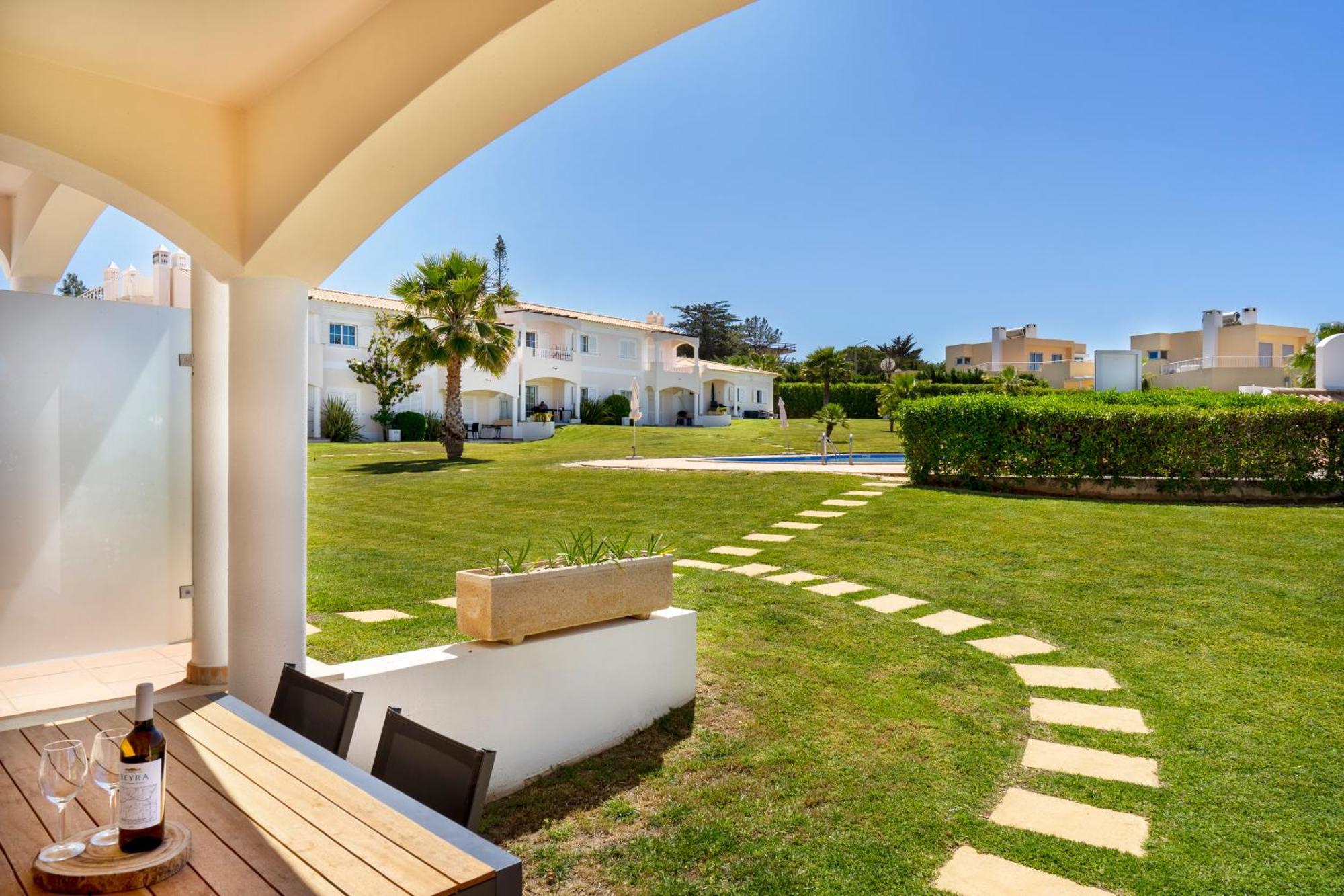 Apartamento no Condomínio Baia Village com Piscina Albufeira Exterior foto